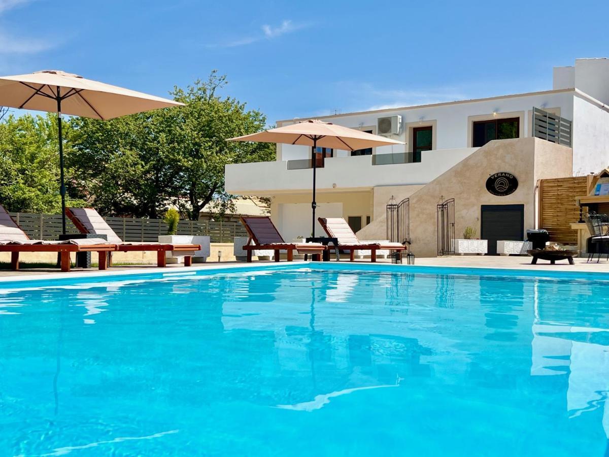 Beach Villa Verano With Private Pool By Dadovillas Sidárion Buitenkant foto